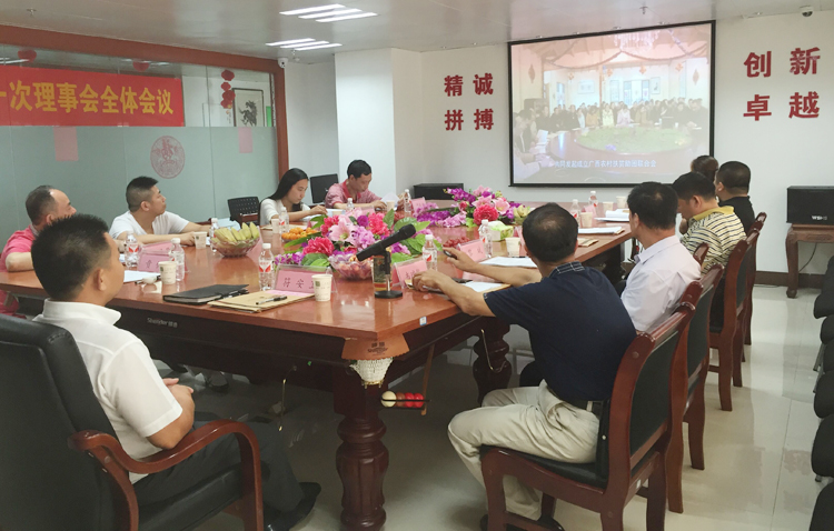 广西农村扶贫助困联合会第一届理事会全体会议观看视频资料